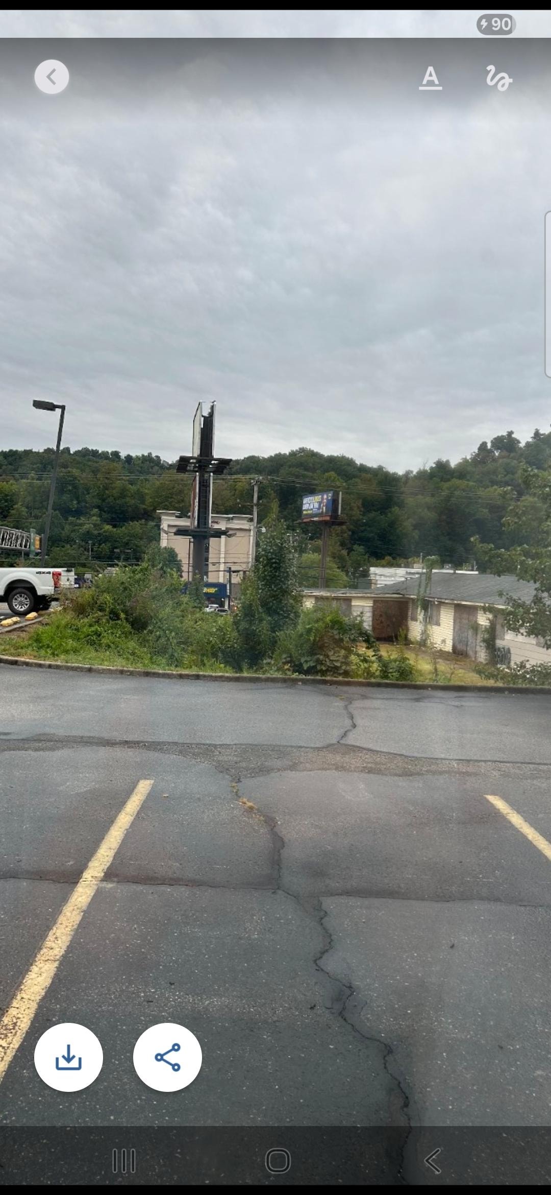 Ghetto run down location.