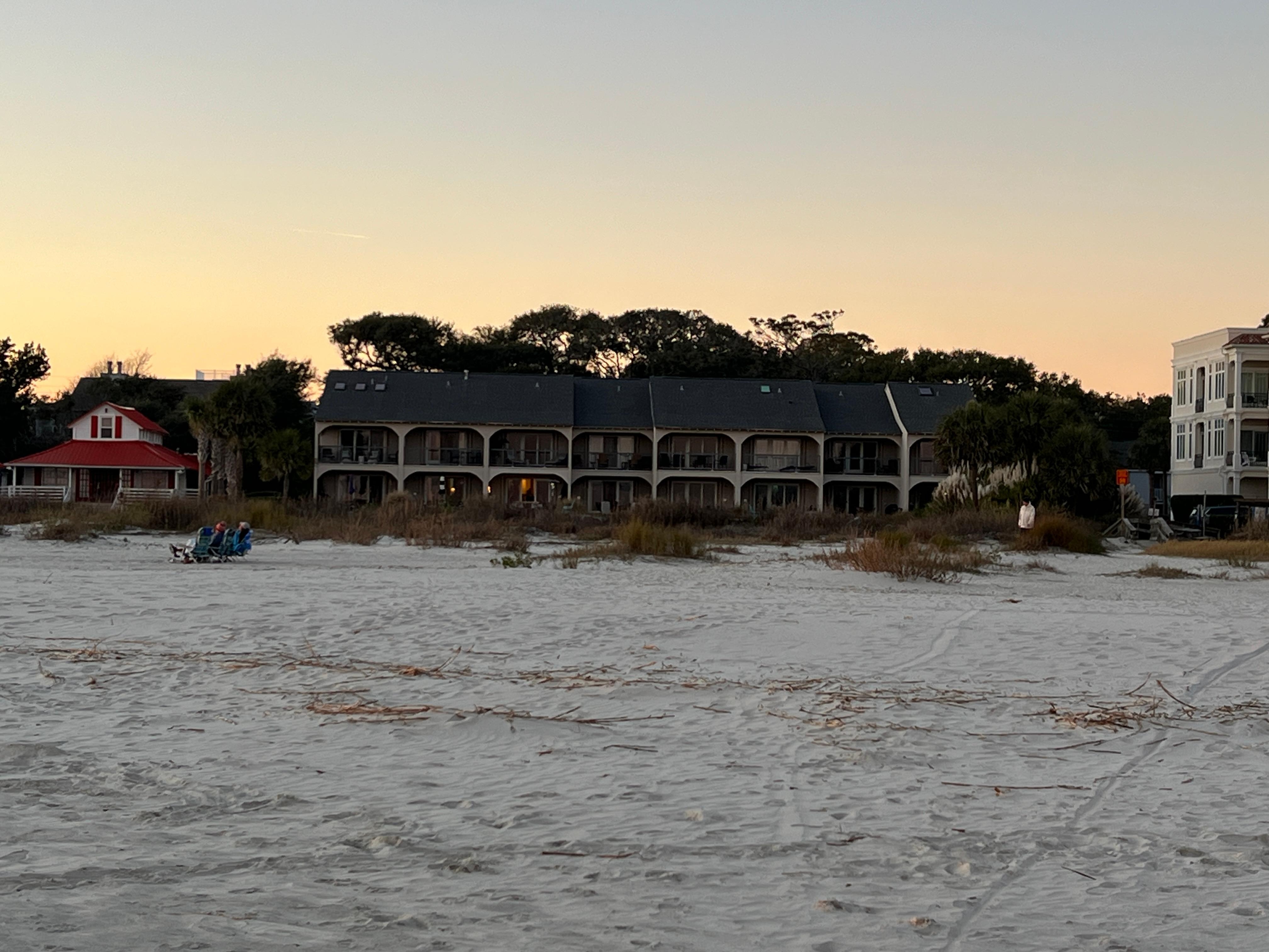 It's the far left unit in this photo from the water.