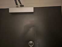 Some type of oil leaking on door