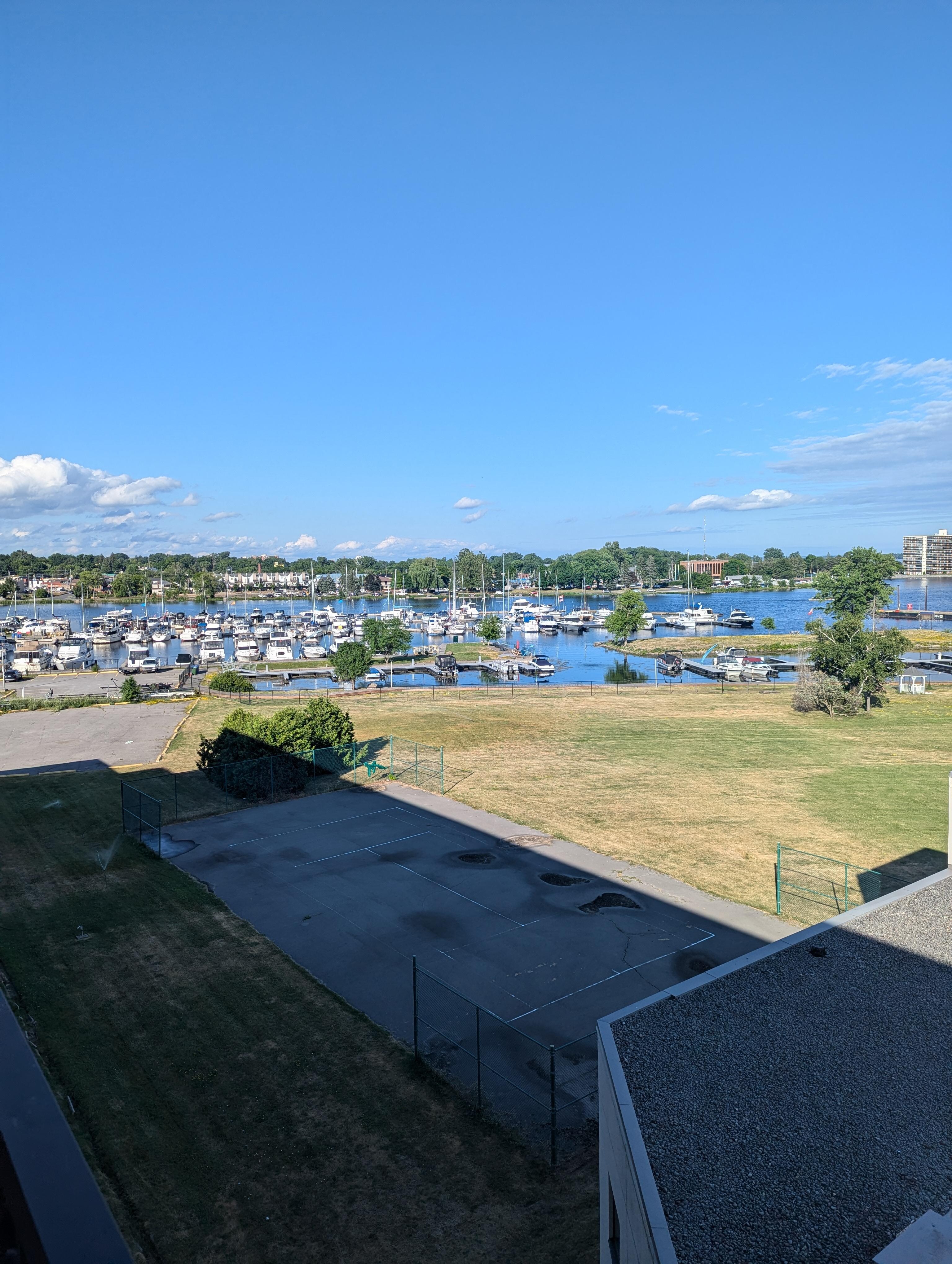 Harbour view from our room.