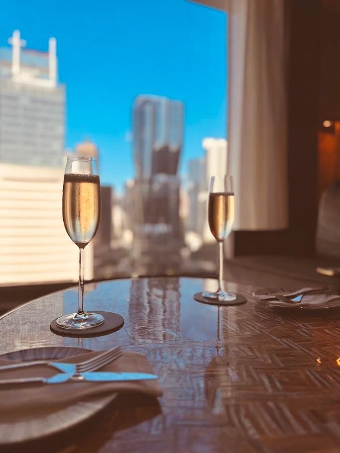 マンダリンクラブでのアフタヌーンティー