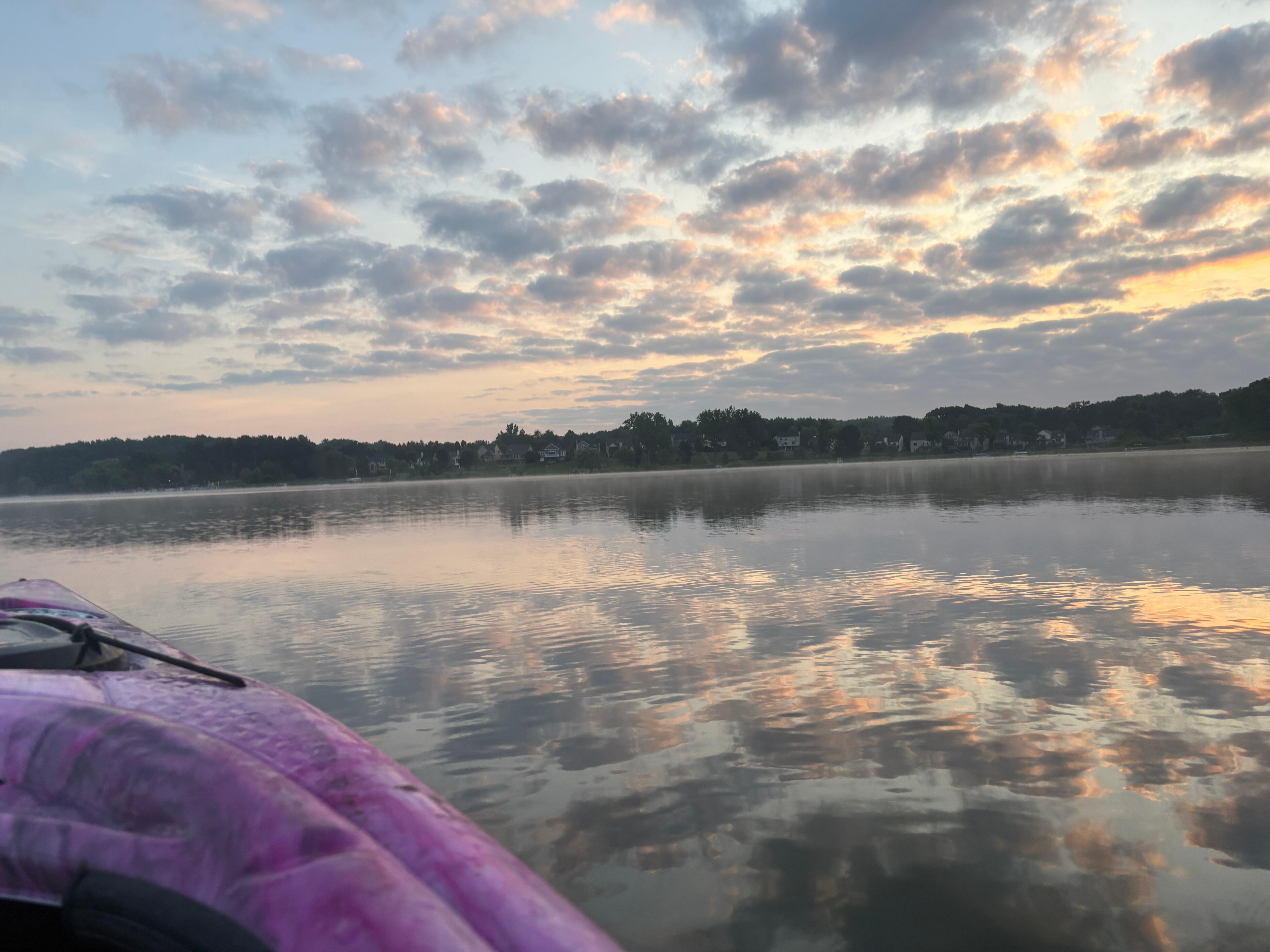 Lake view sunrise