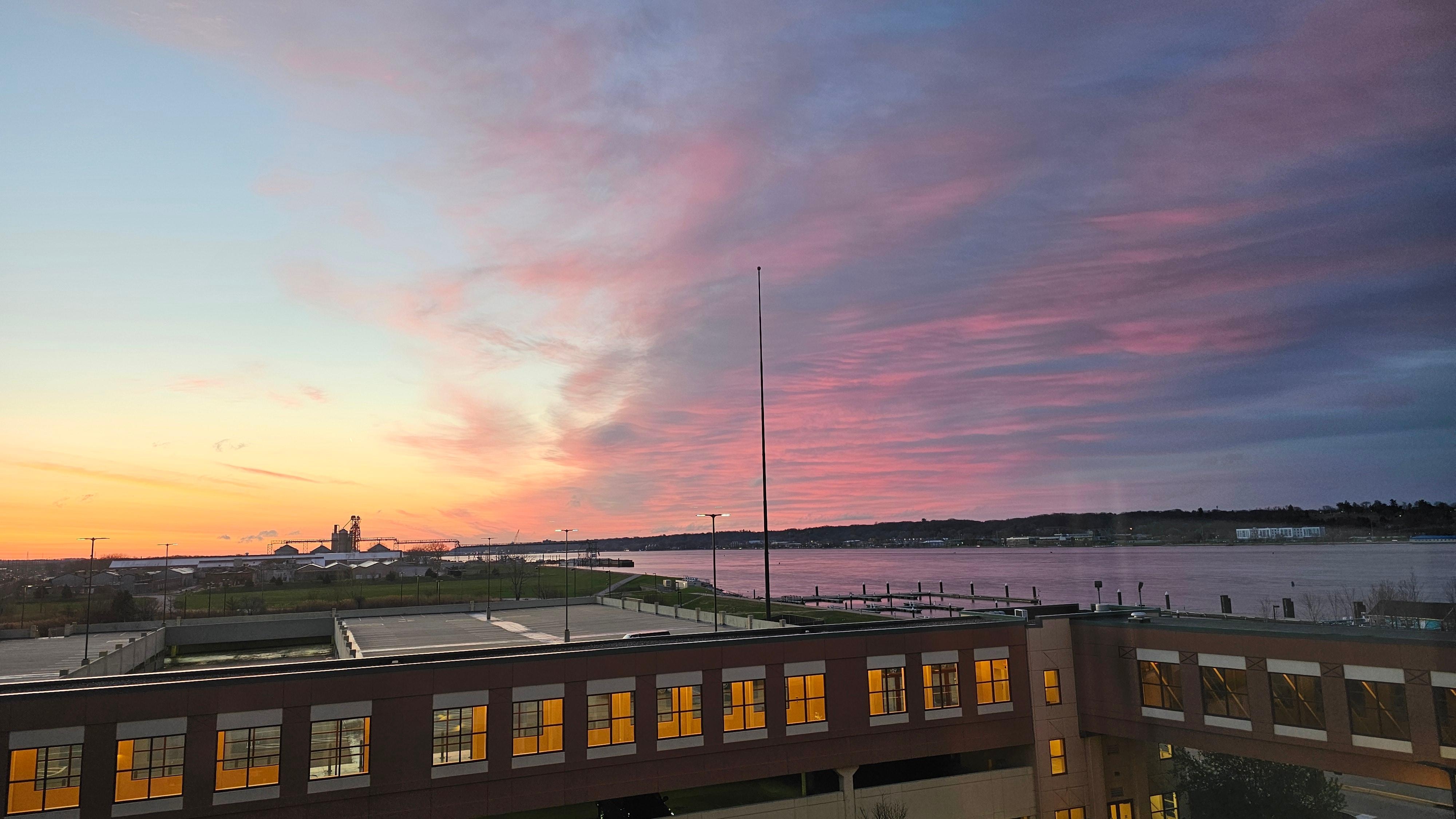 The view out our 5th floor room