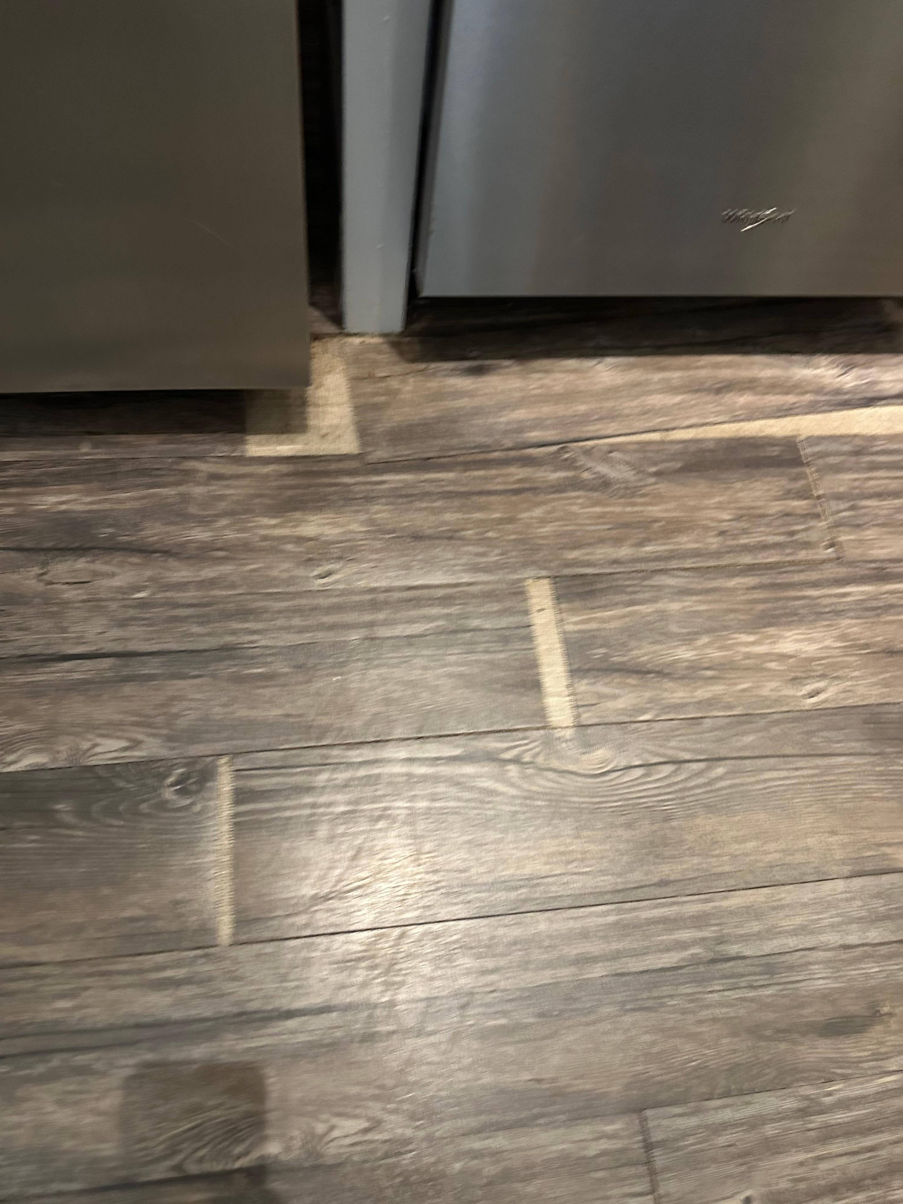Flooring in the kitchen