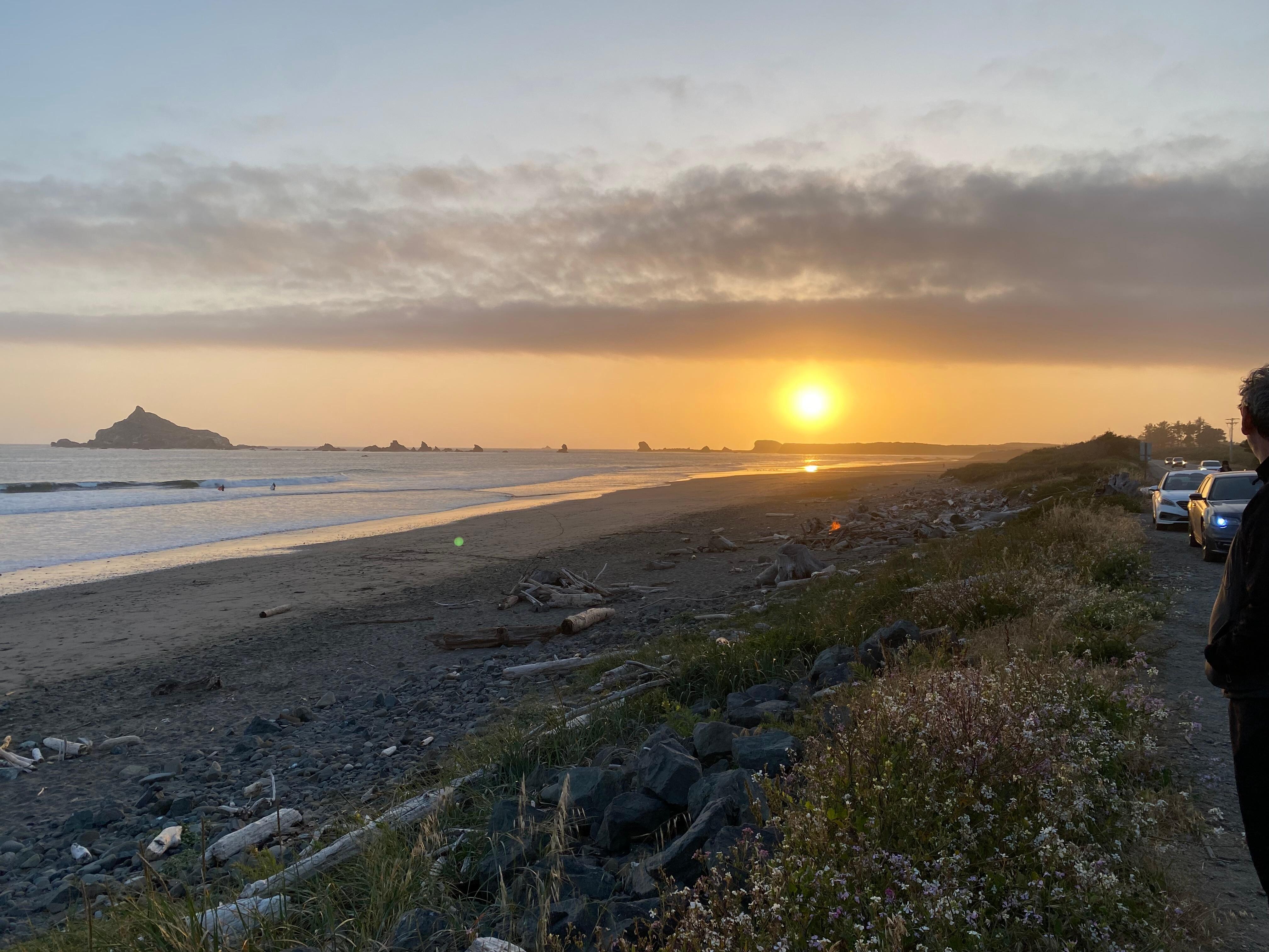 The sunset