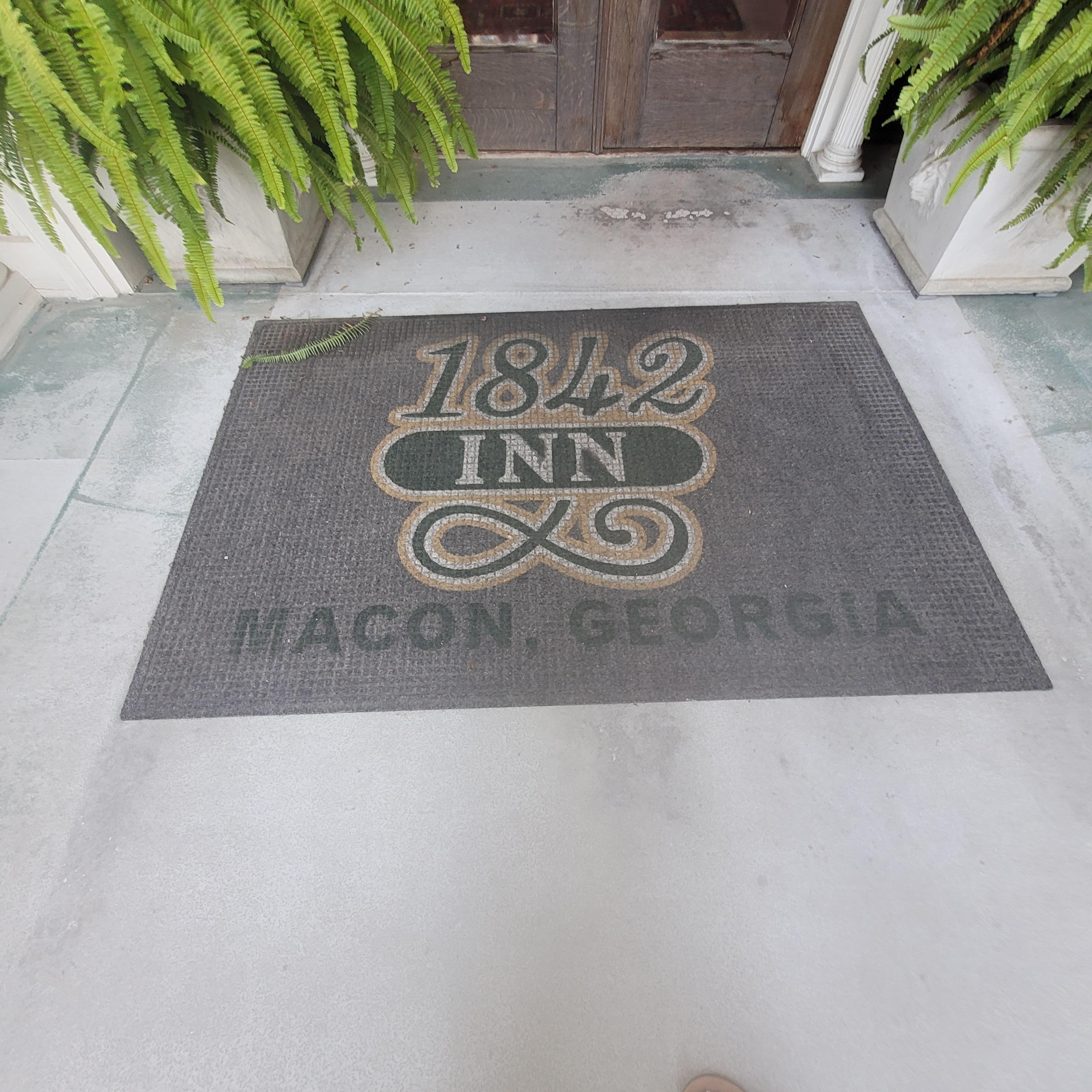 Rug at the front entrance.