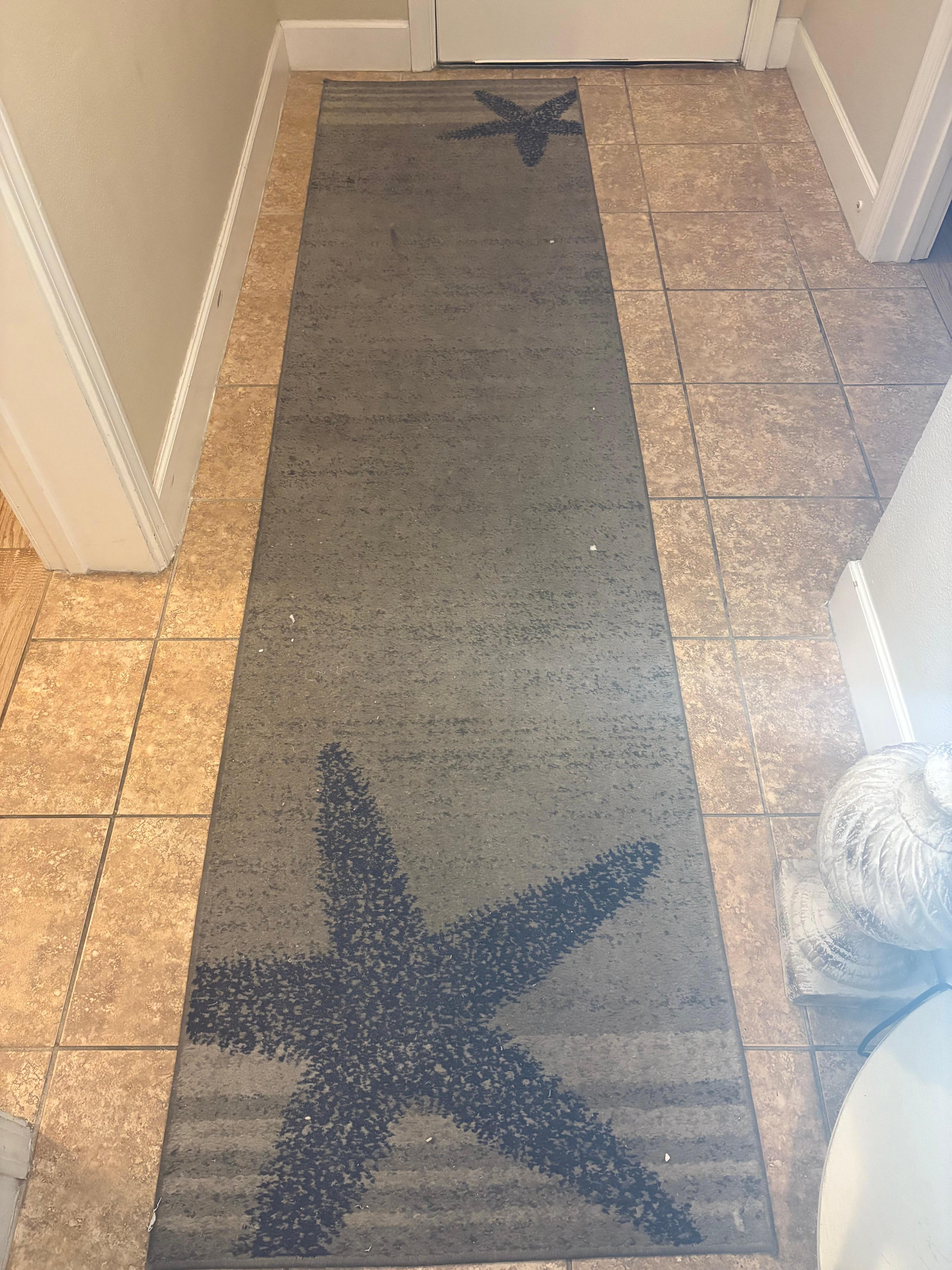 Hall rug is disgusting 