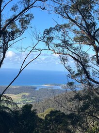 view from Mount Gulaga