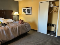 These pictures are, of course after we had already been in the room and move things around.