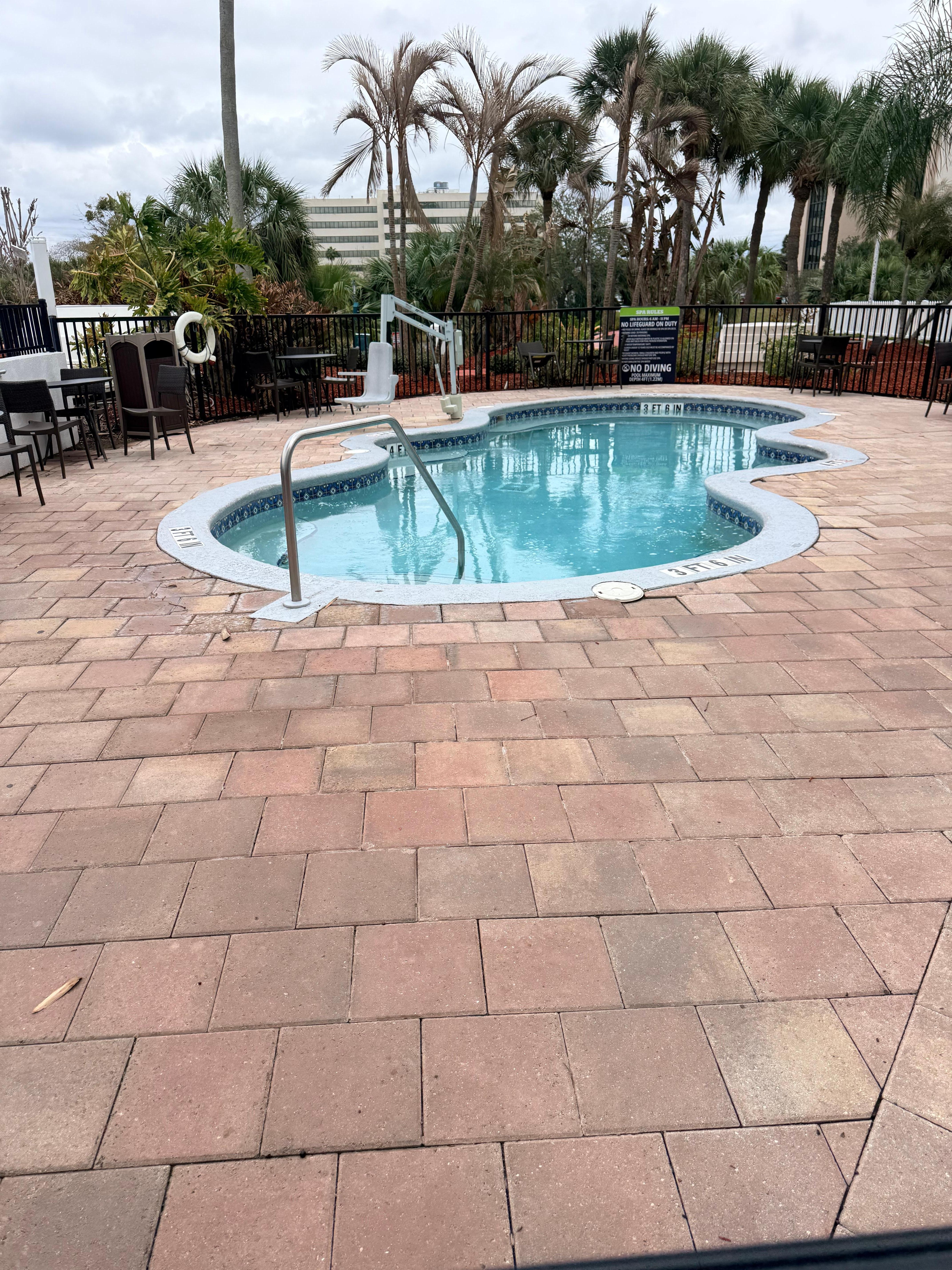 Hot tub was cold . Not hot 