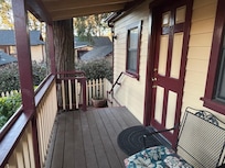 Porch at the cottage