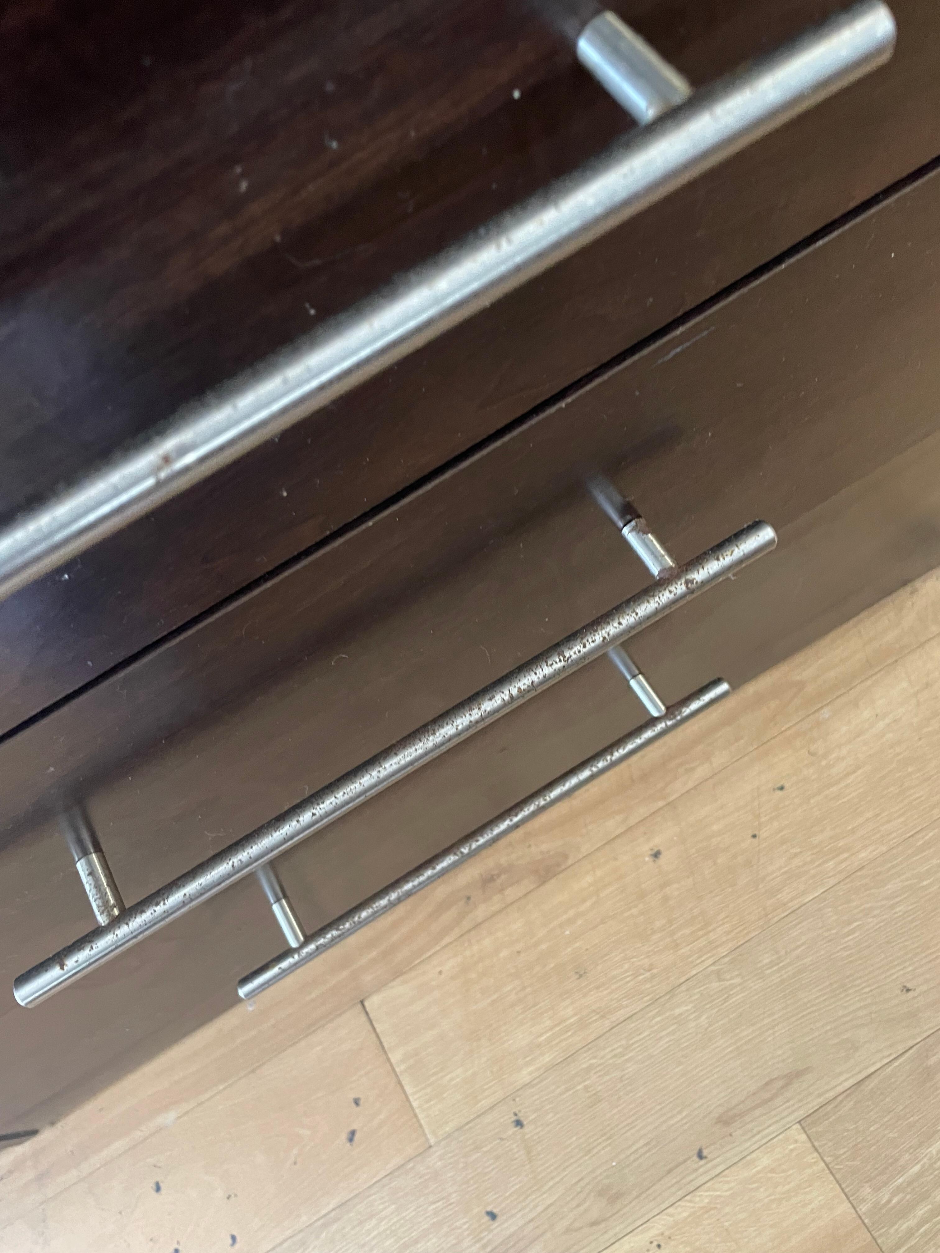 All the furniture is rundown. 