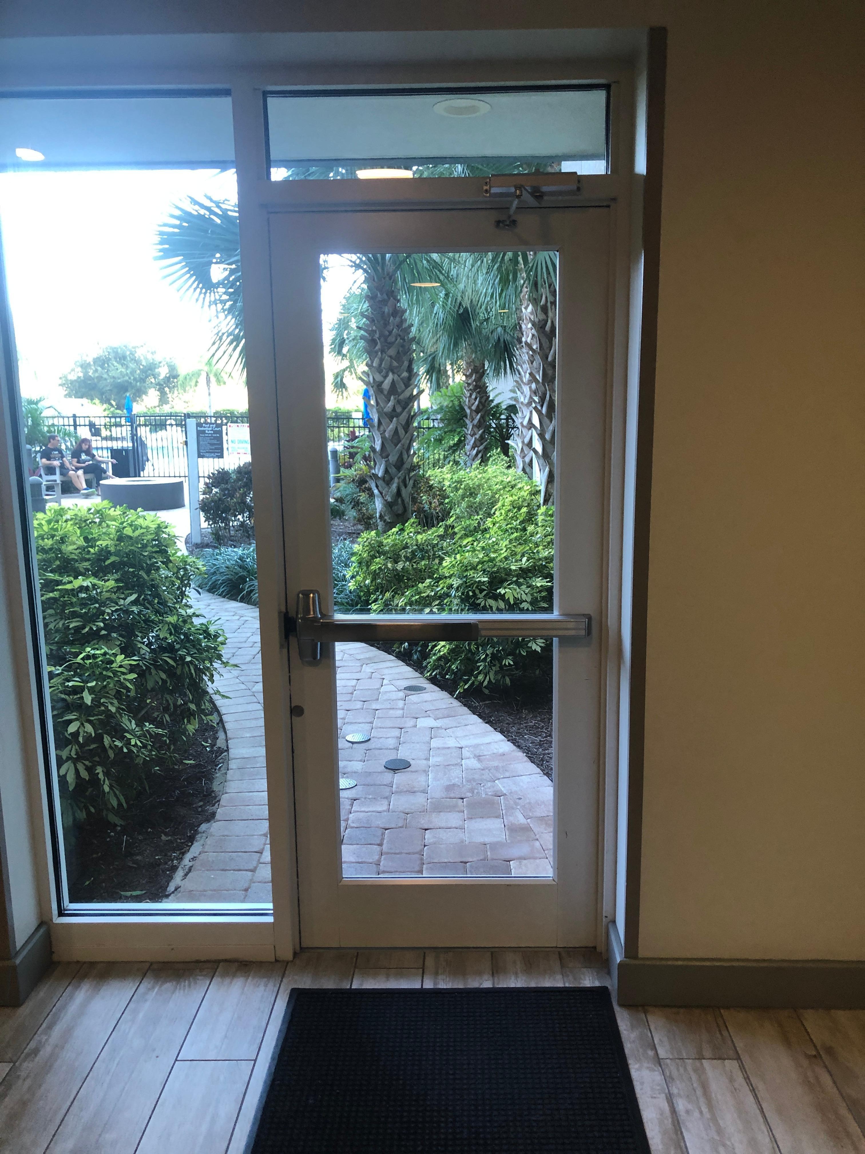 Outside and pool area