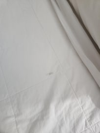 Stains on bedding