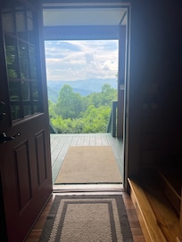 View from the front door
