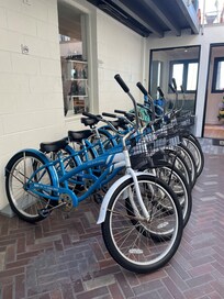 Got to enjoy the bike rides for free