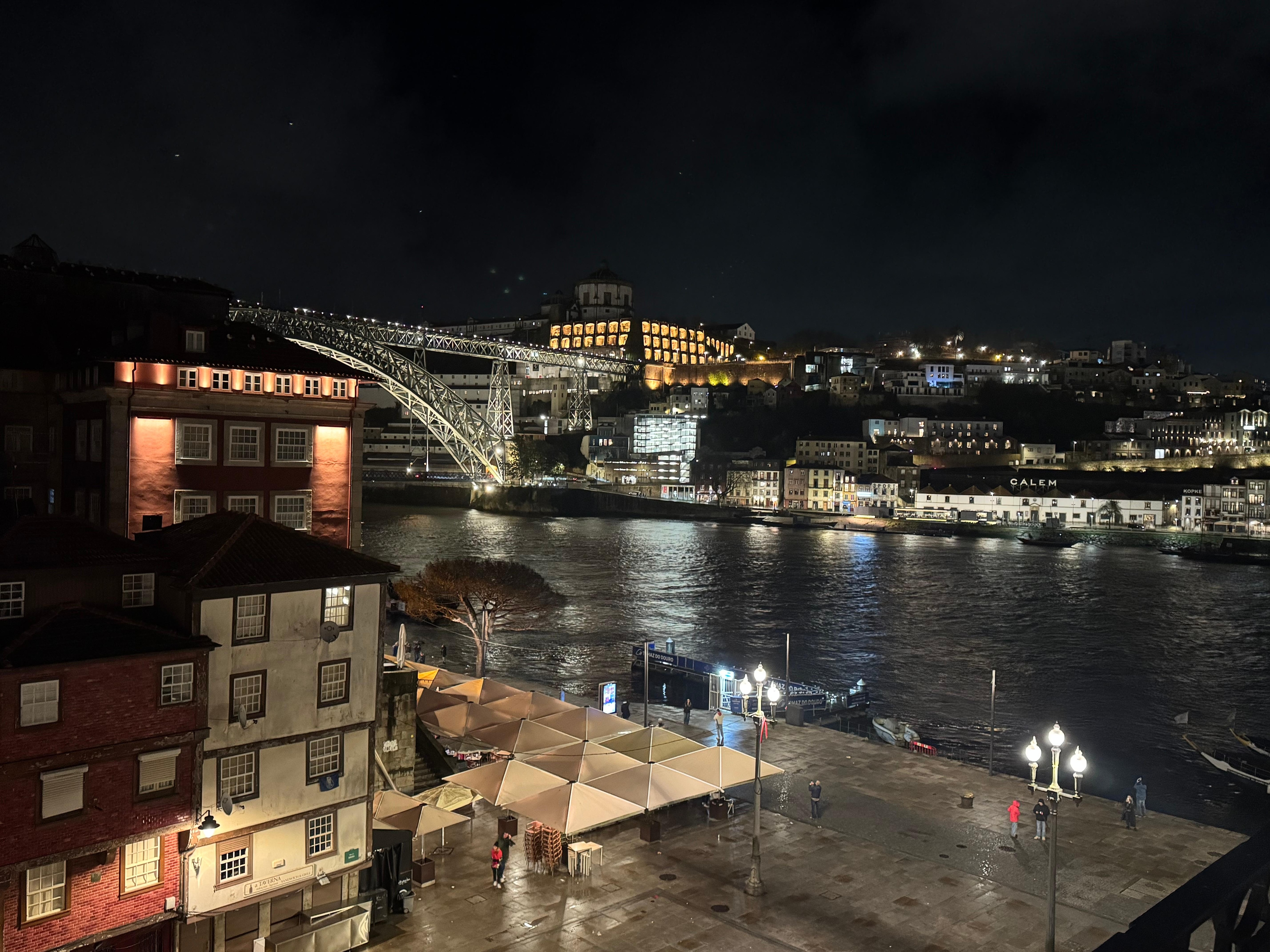 Night view from room