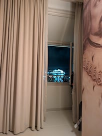 Evening view from the bed