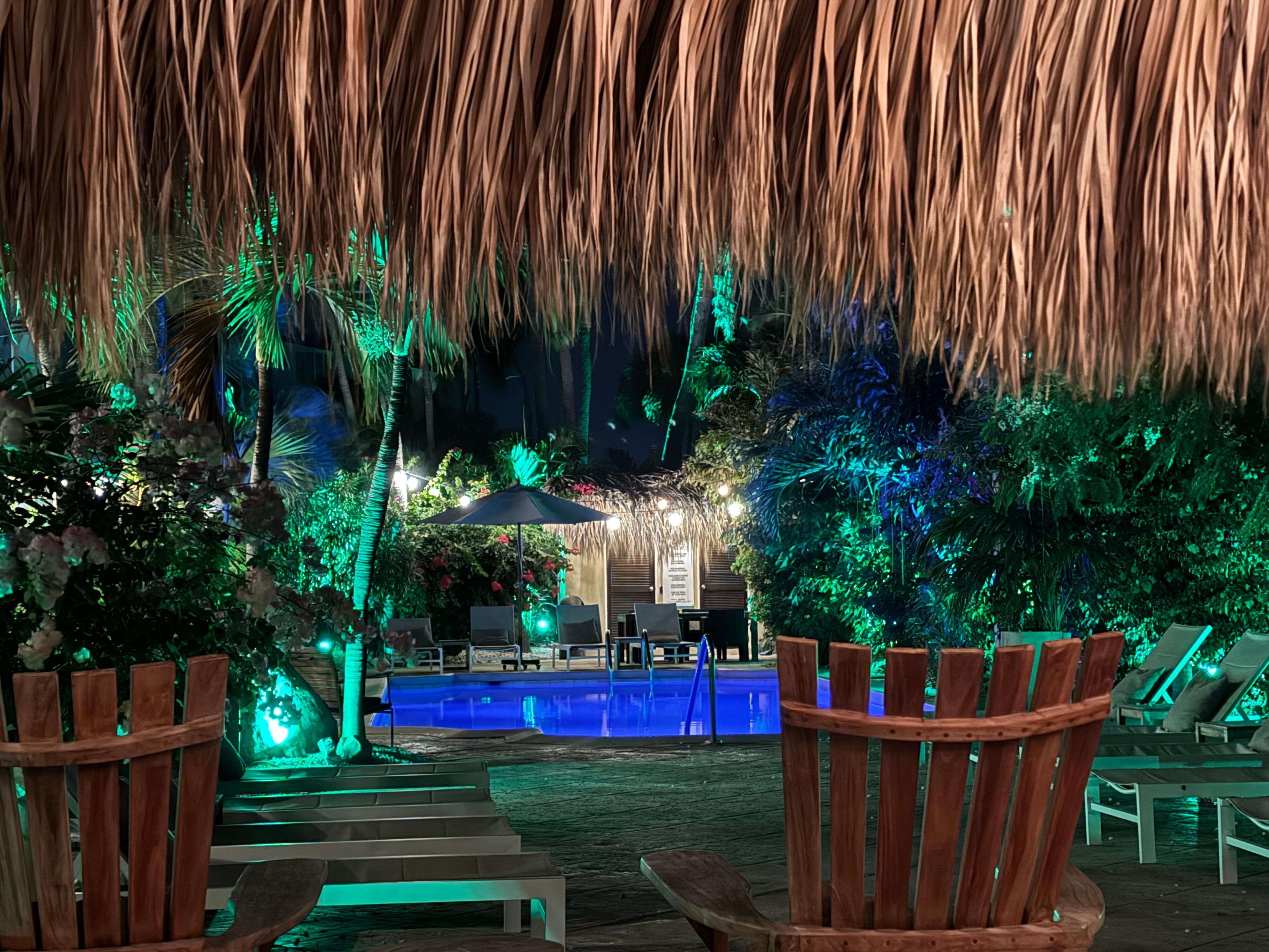 Night time under cover