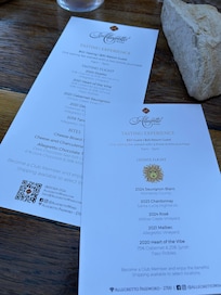 Tasting menus