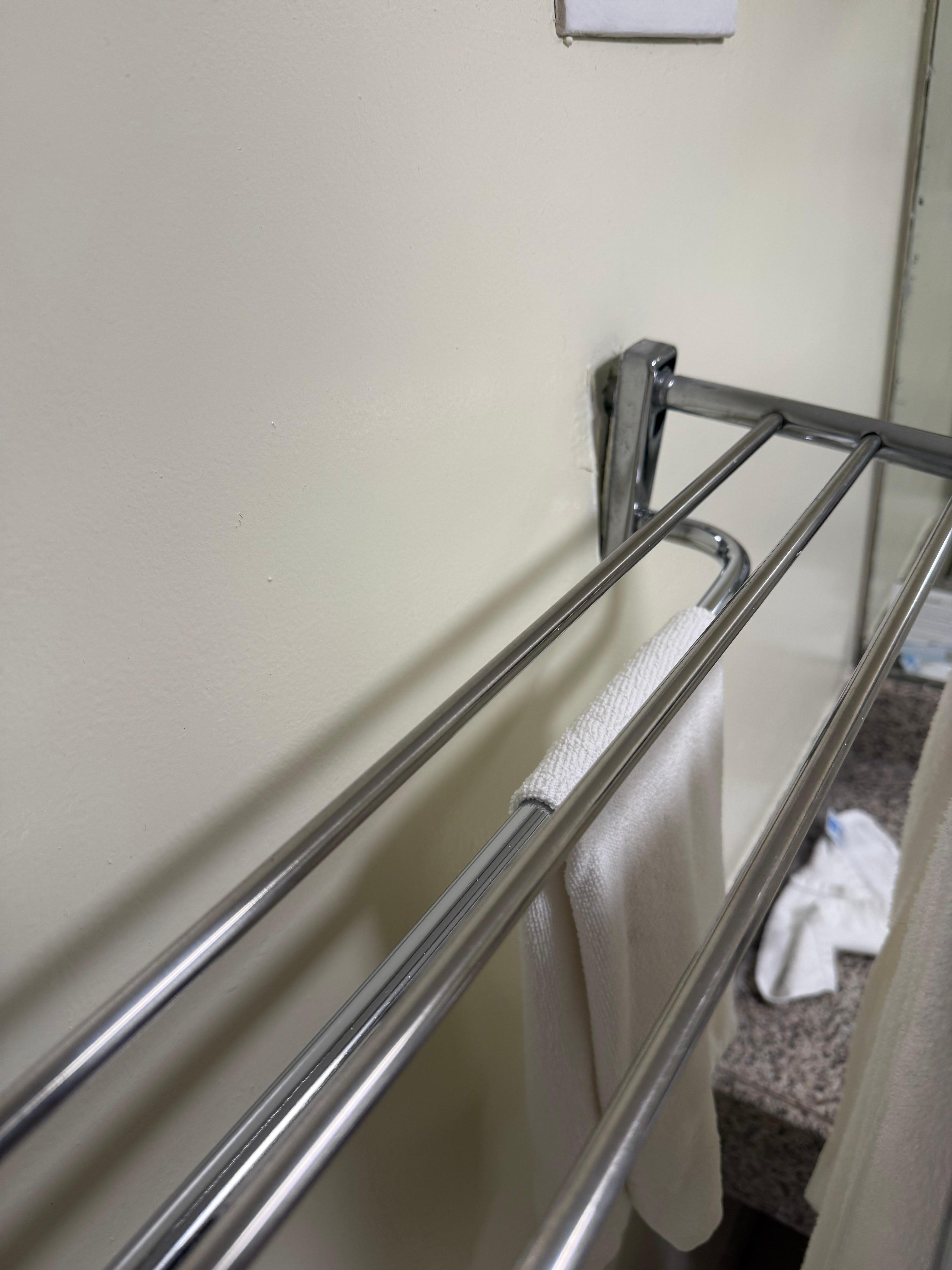 Towel Rack mount was loose