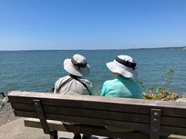 Getting the lay of the land at Boulevard Park in Bellingham, WA., a short drive from our VRBO Fairhaven Apartment.