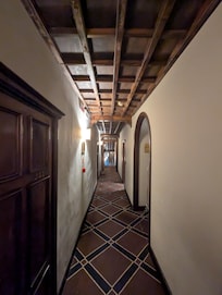Hall leading to our room