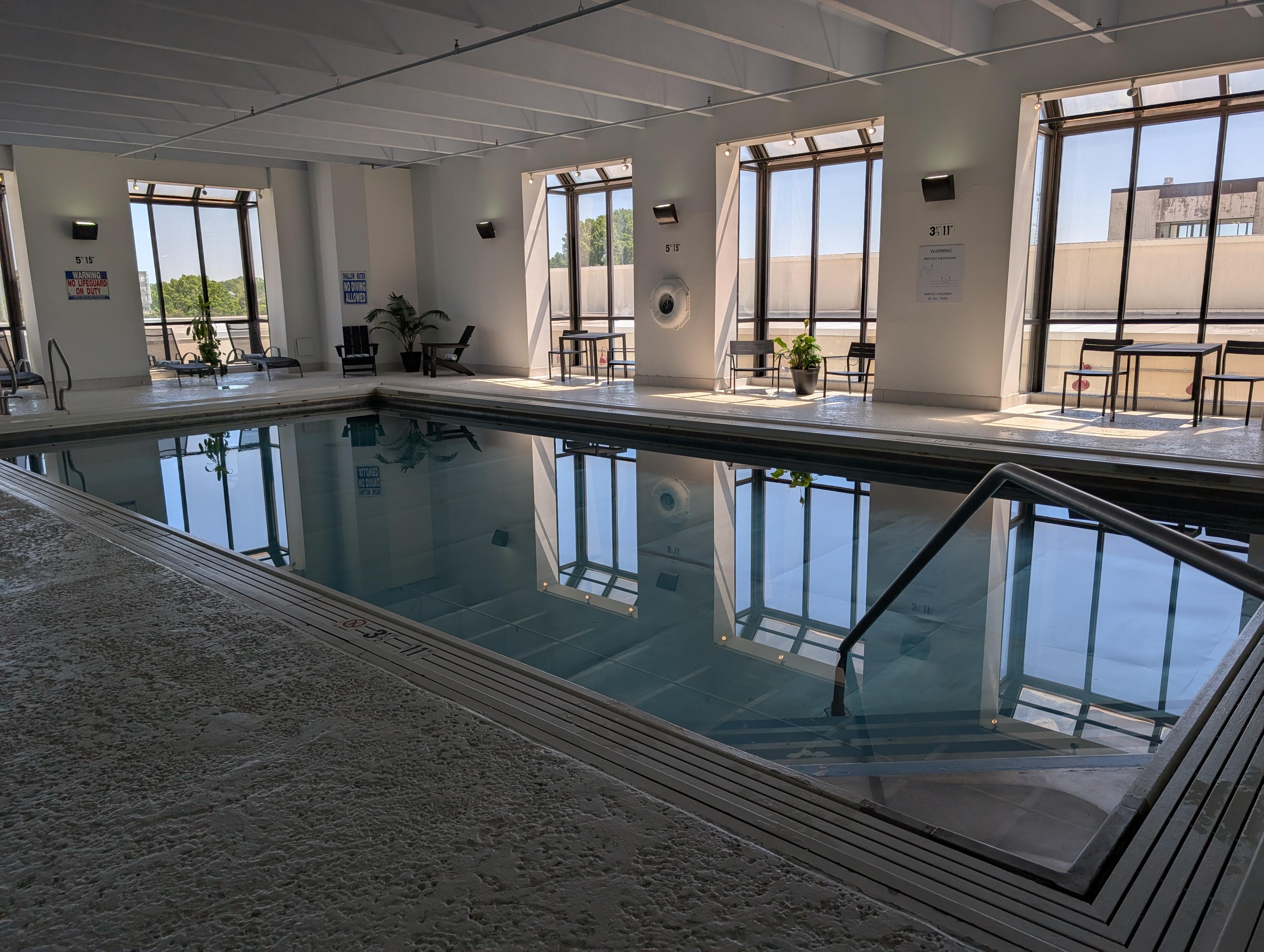 Wife liked the pool, it was warm, but not hot tub