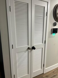 Locked (supply) closet. Not the laundry closet