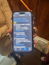 Proof from the other guest showing that they booked two days prior on Booking.com