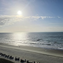 Sunrise on the balcony