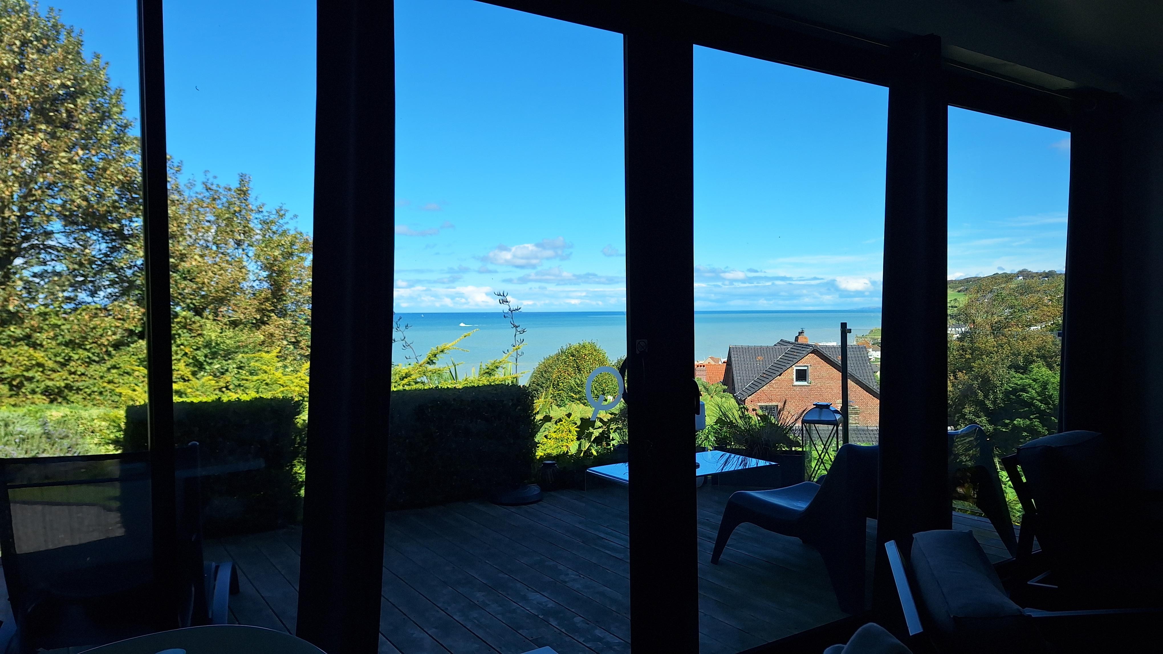 Blick aus dem Wohnzimmer