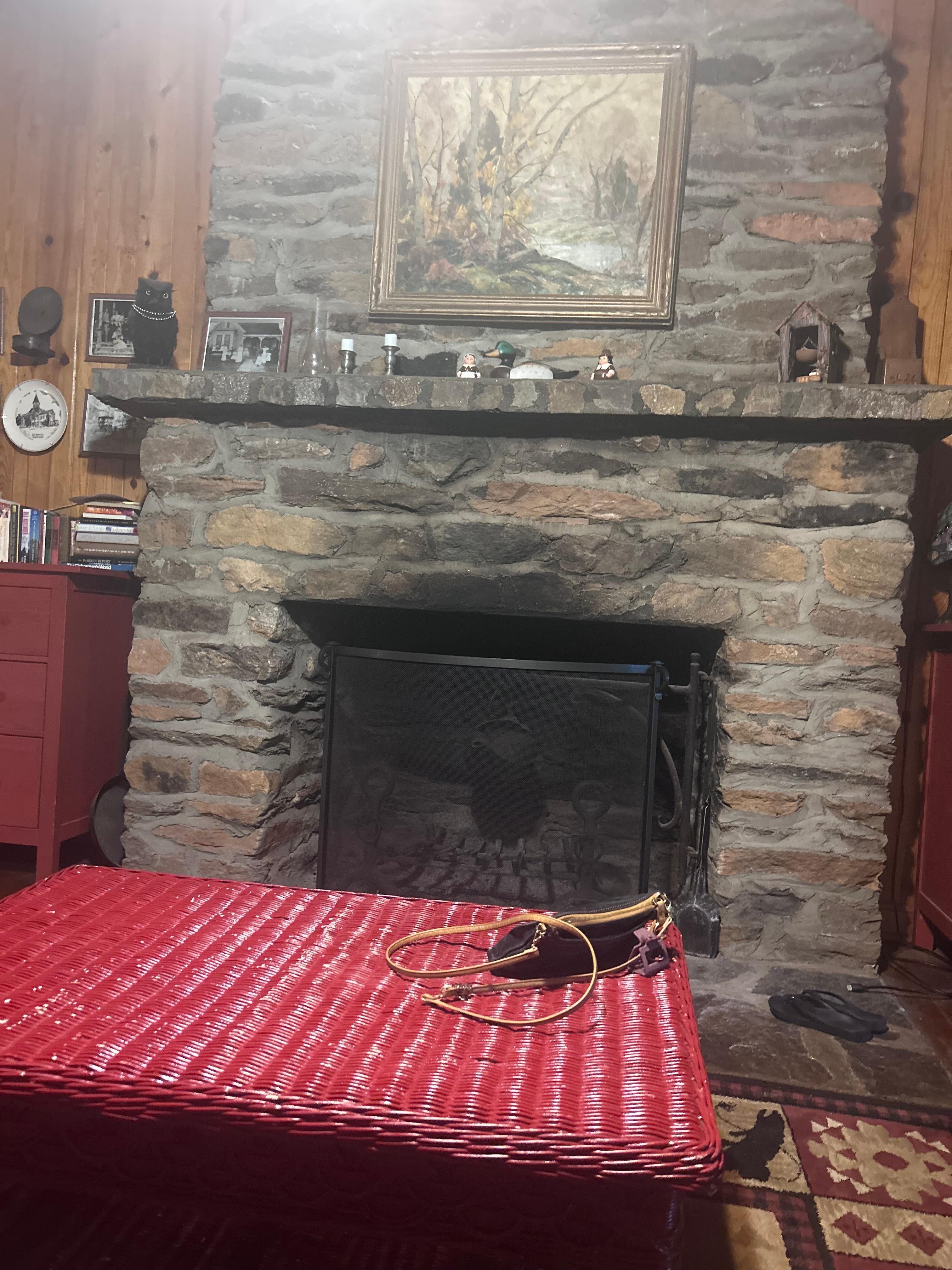 Cozy living room . Porch so relaxing. Time stands still. 