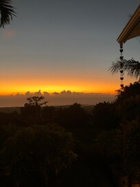 Sunset from the property