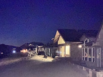 Sand encroachment on the homes.