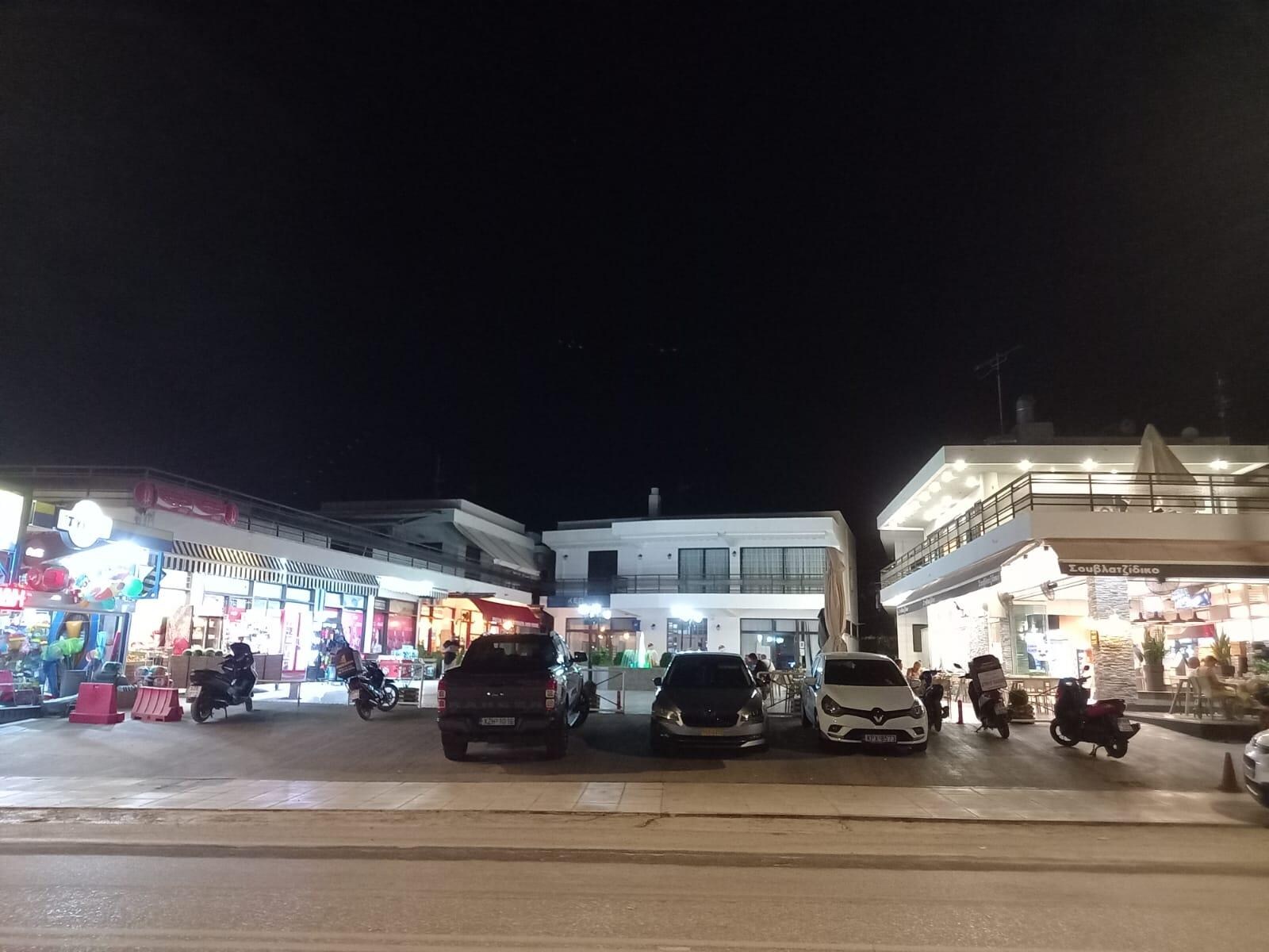 Opposite hotel with bar,restaurant and shops