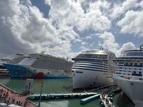 The dock for cruise lines …