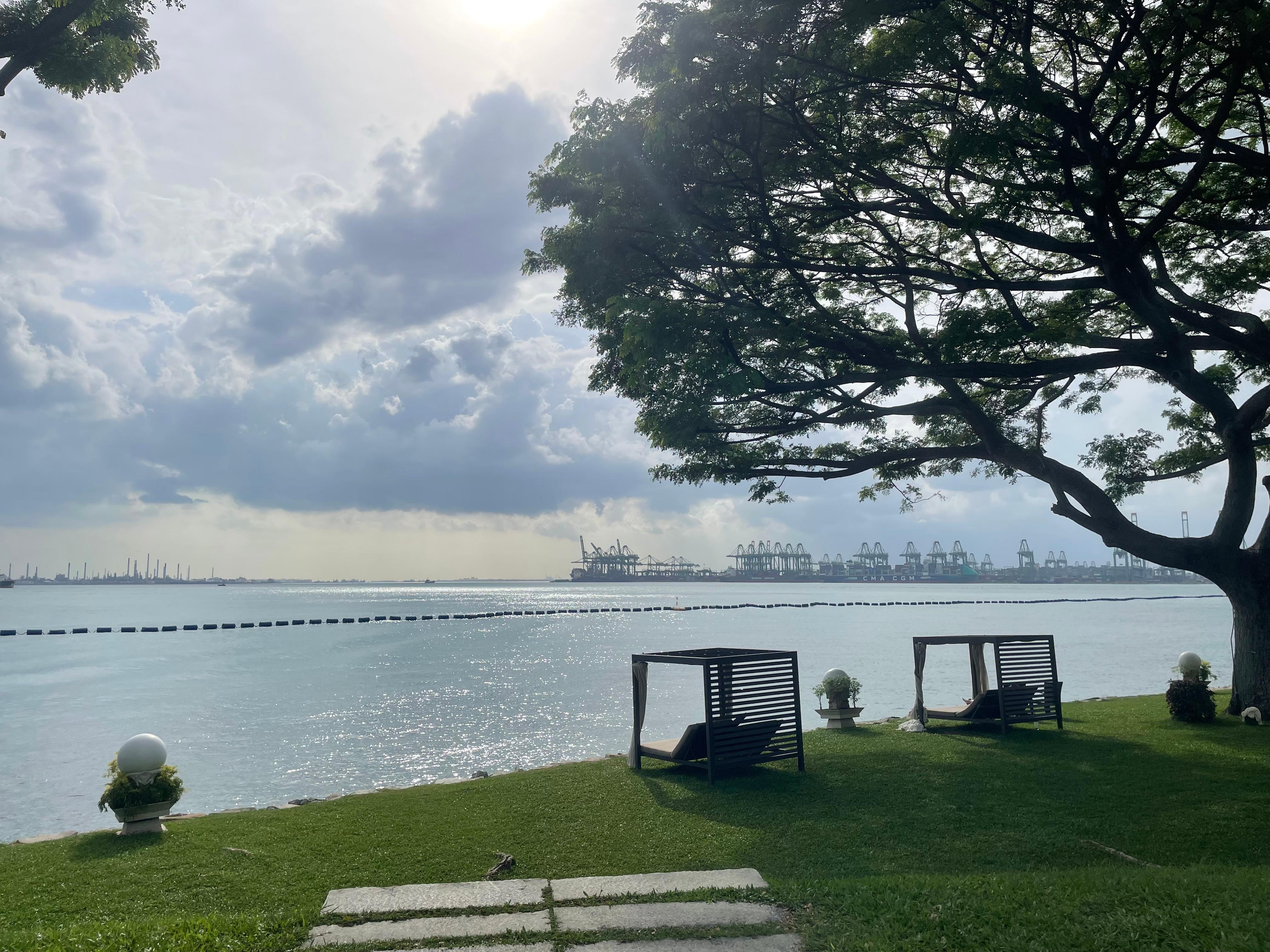 至る所で寛げる