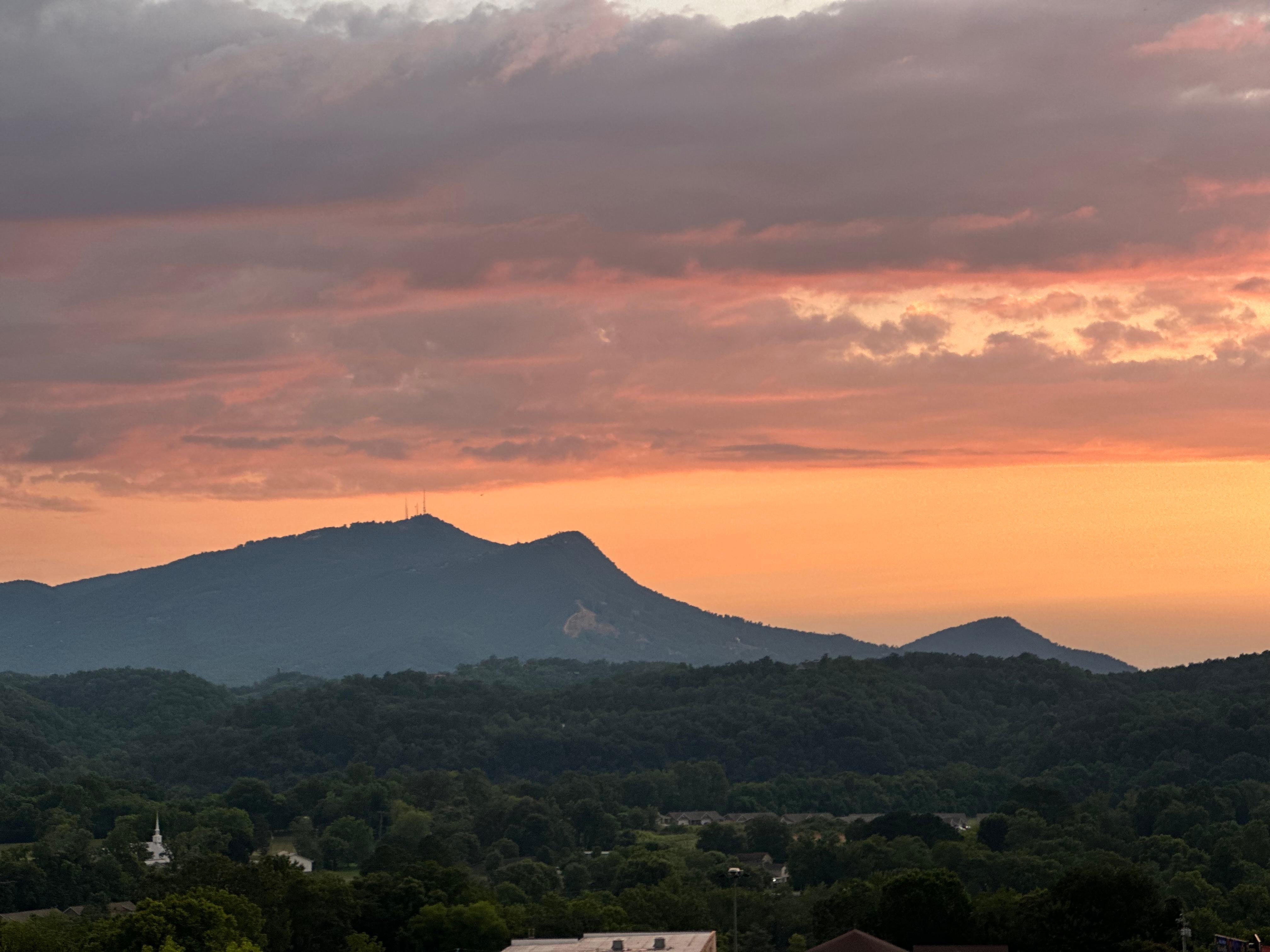 The view from the balcony