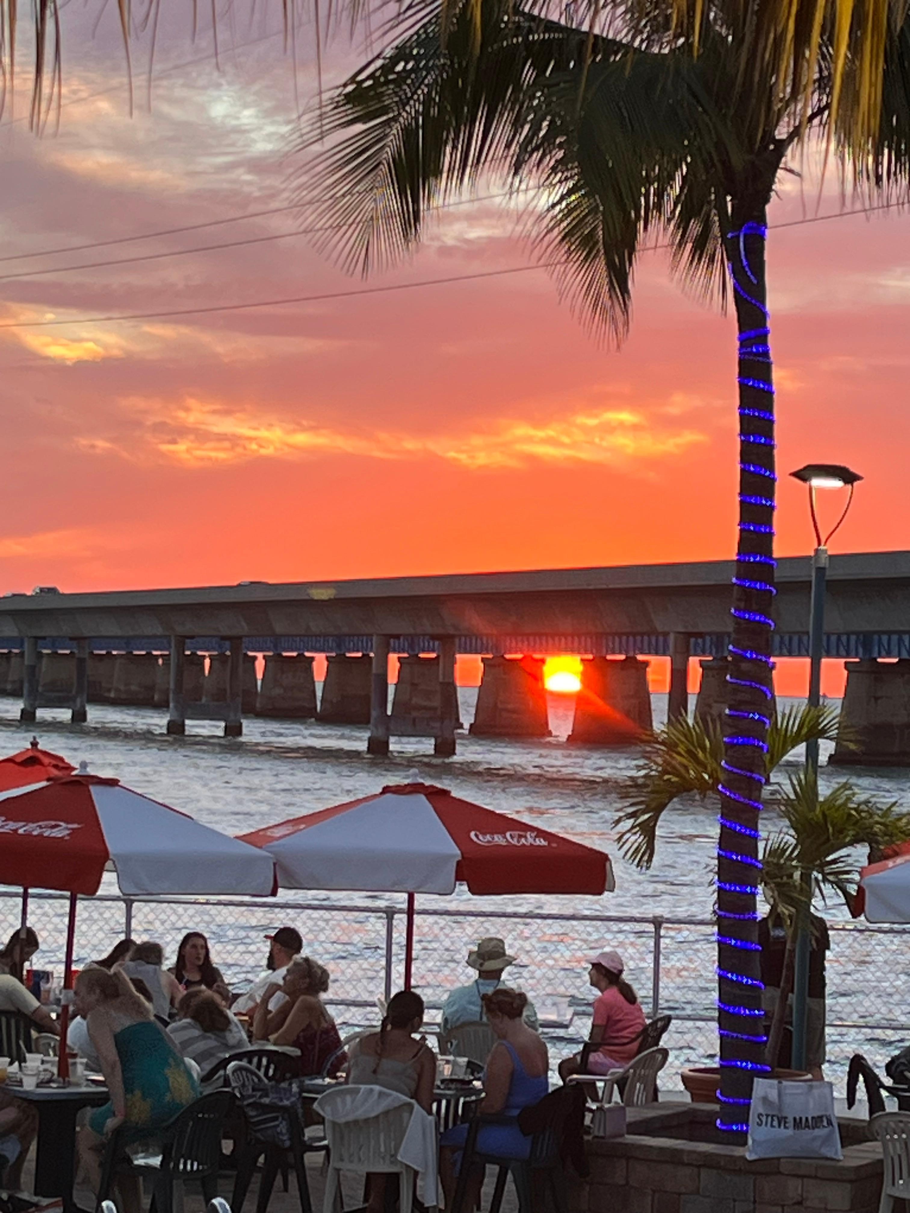 Sunset at Seven Mile Bridge