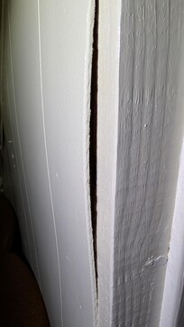 wall paneling loose in multiple places