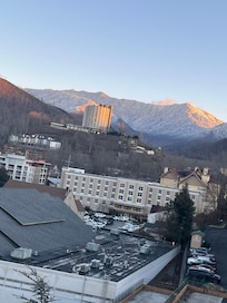 The view from the balcony