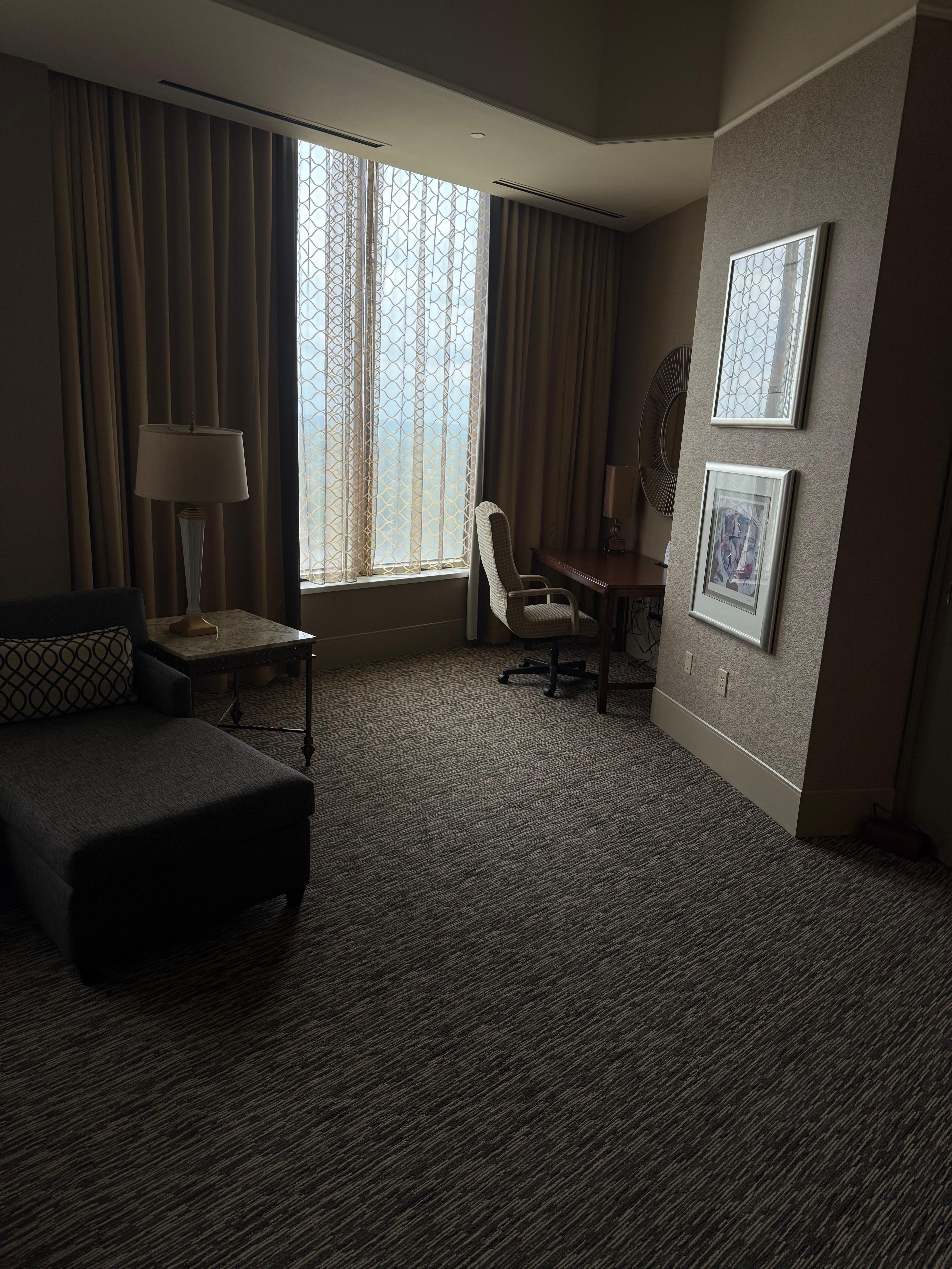 Clean area, plenty of space