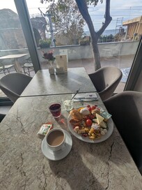 Breakfast and a view