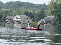House kayaks, paddles and PFDs.