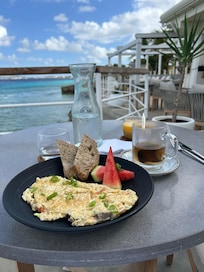 Breakfast with a view