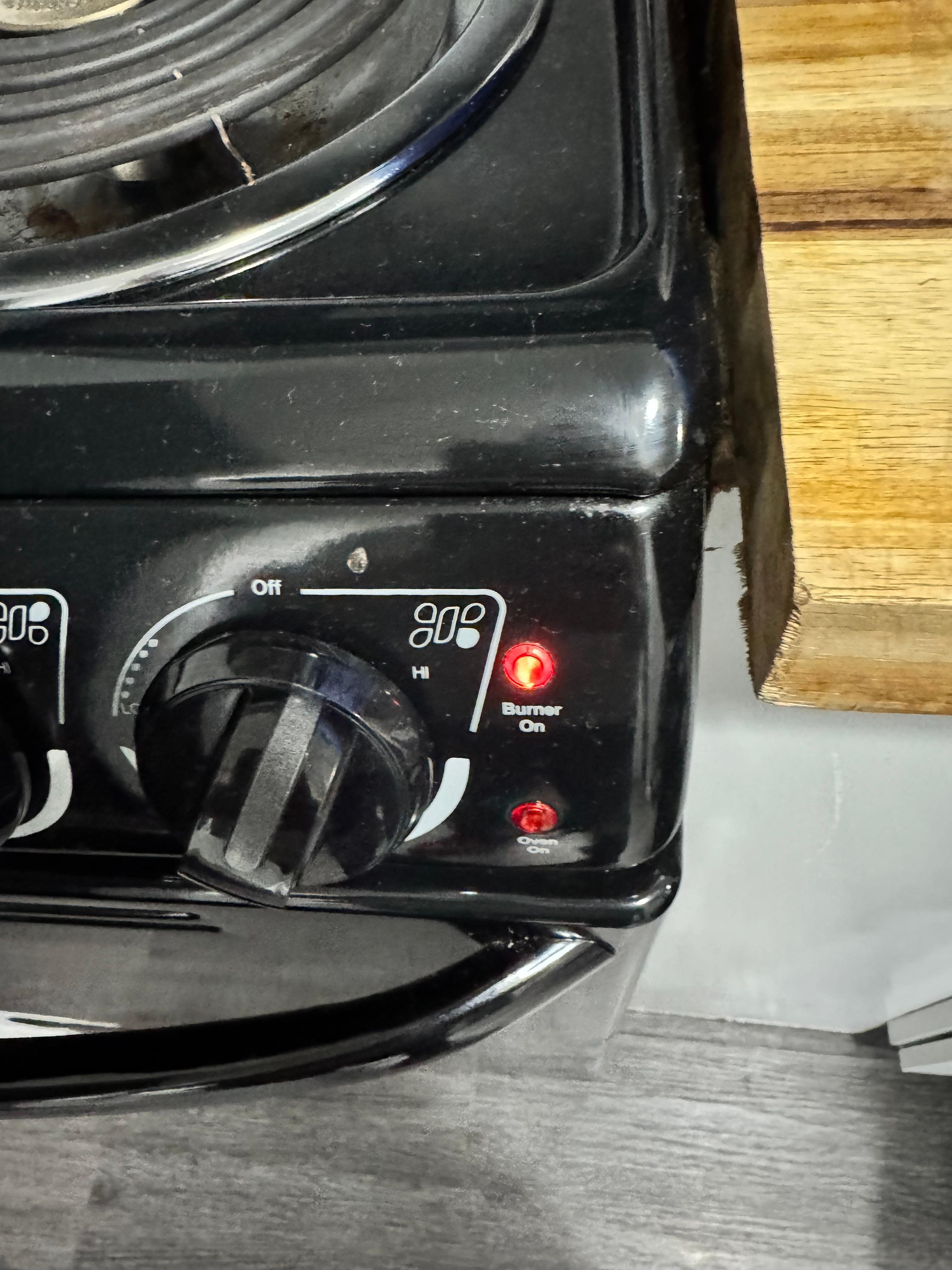 On arrival found the stove top had been left on. 