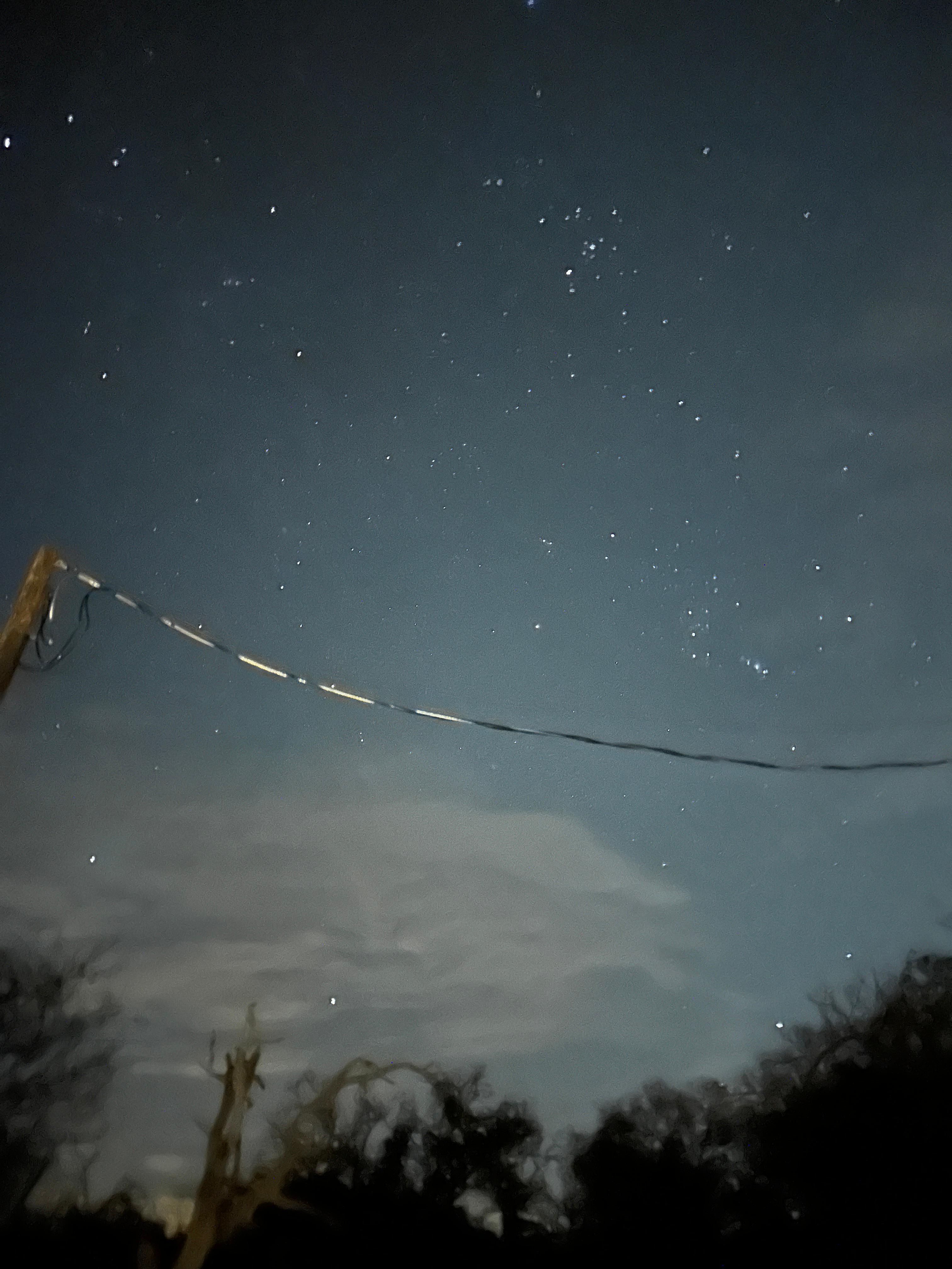 The night sky was stunning! 