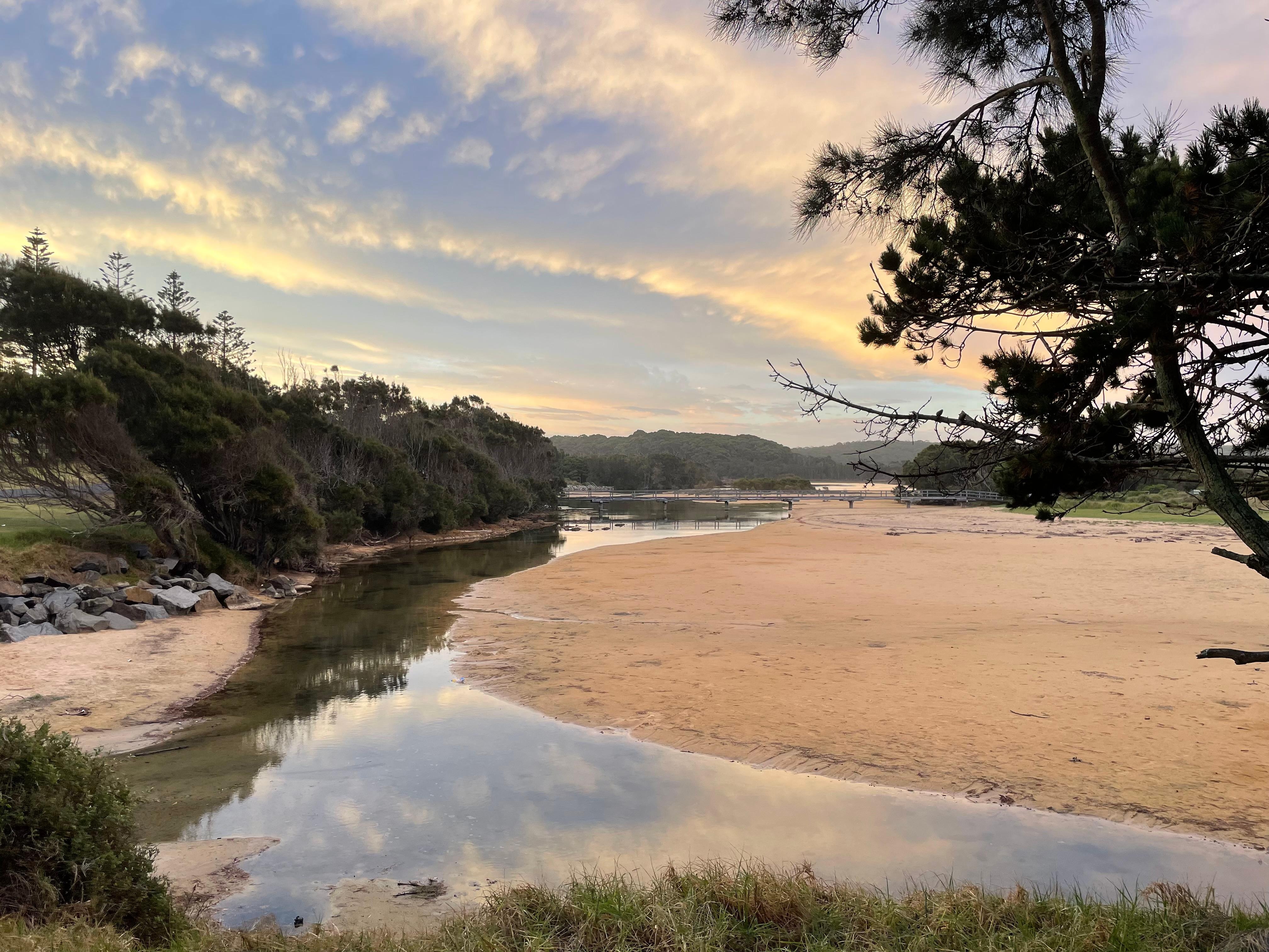 An evening walk 5 minutes from the house 