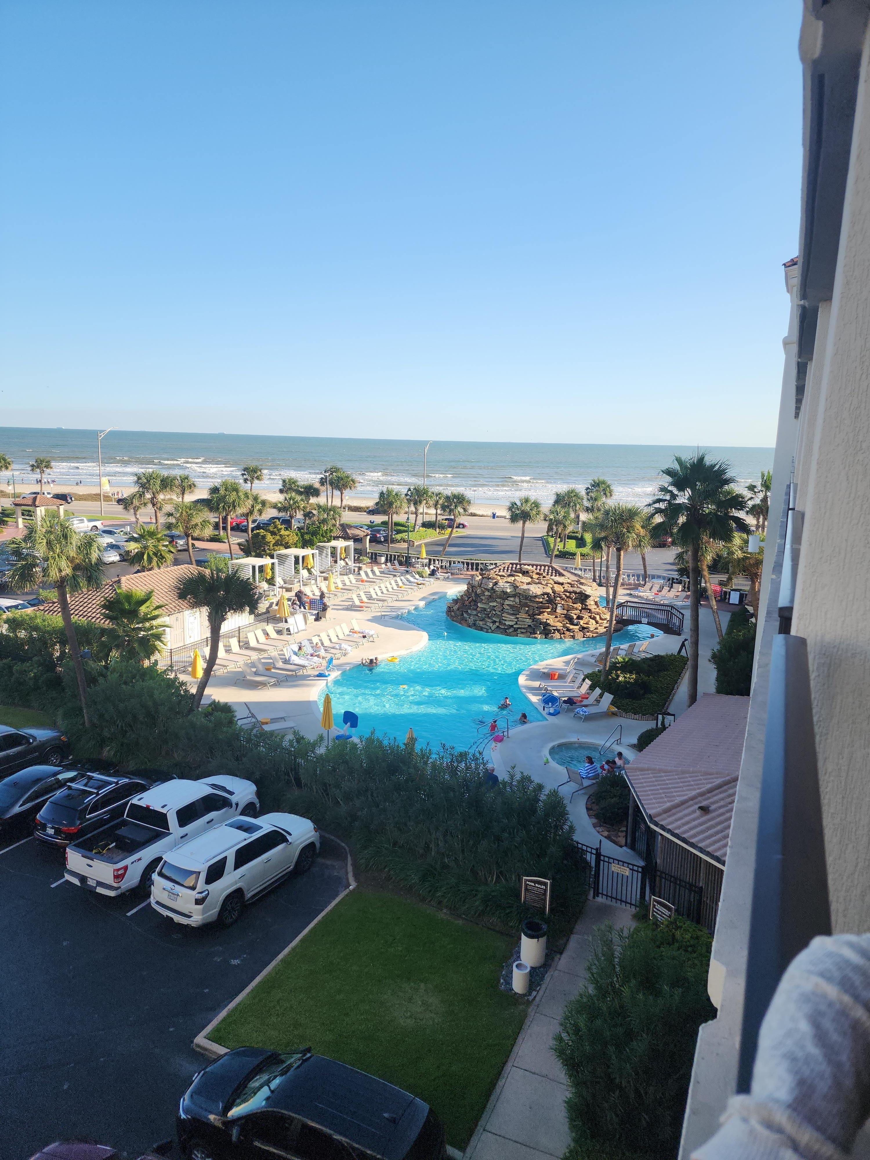 View from our balcony